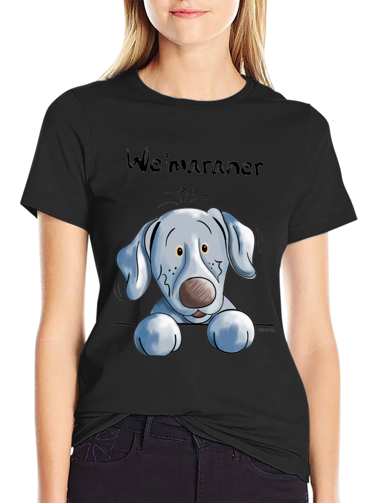 Weimaraner Dog Graphic Tee