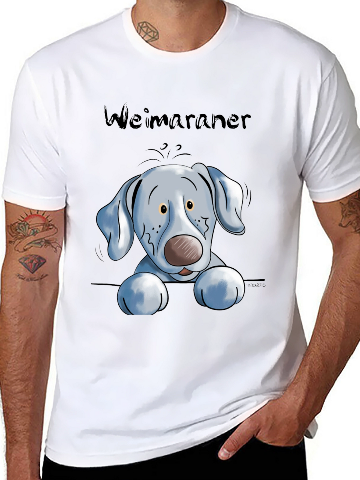 Weimaraner Dog Graphic Tee