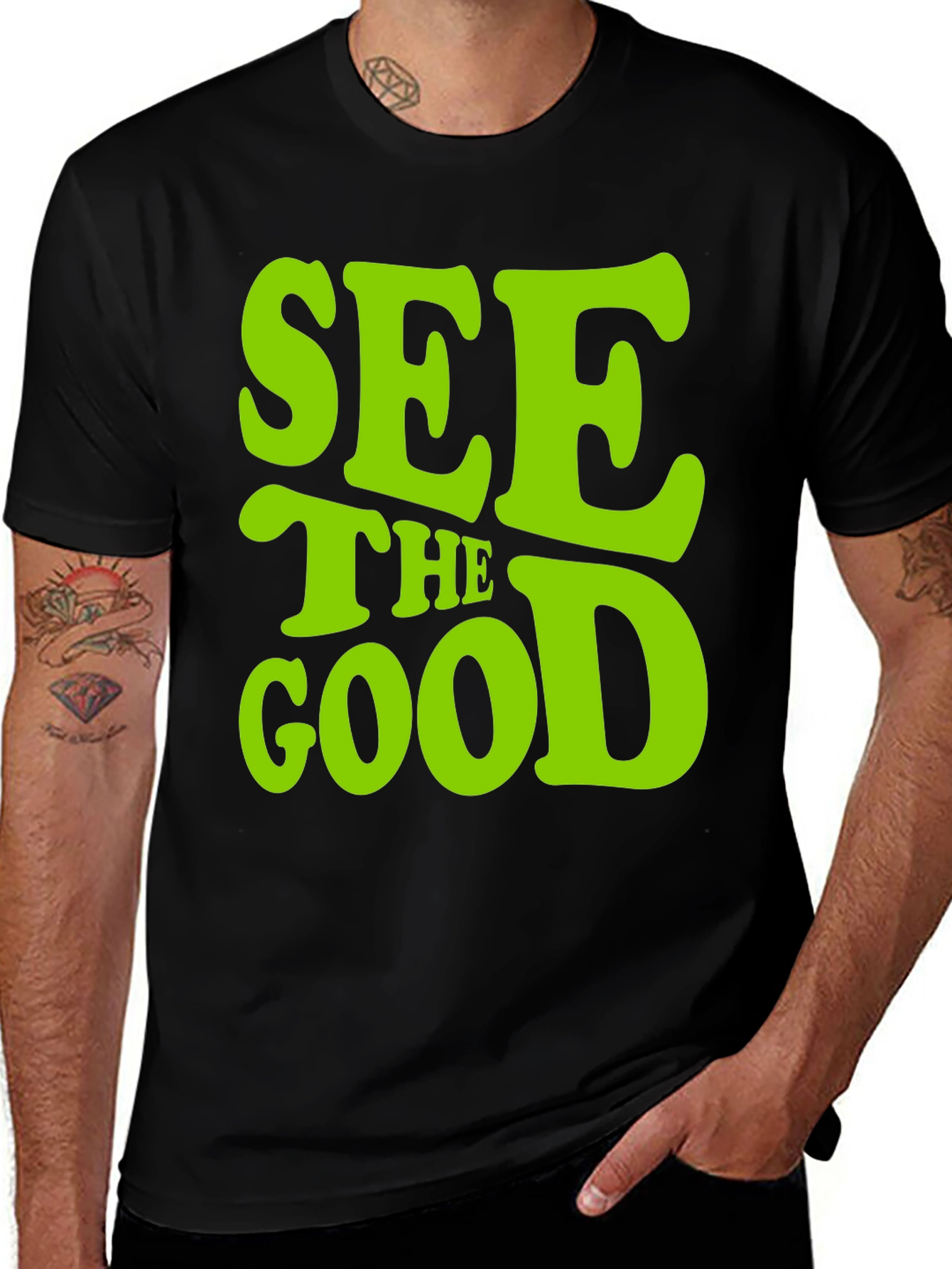 See The Good Graphic Tee - Black