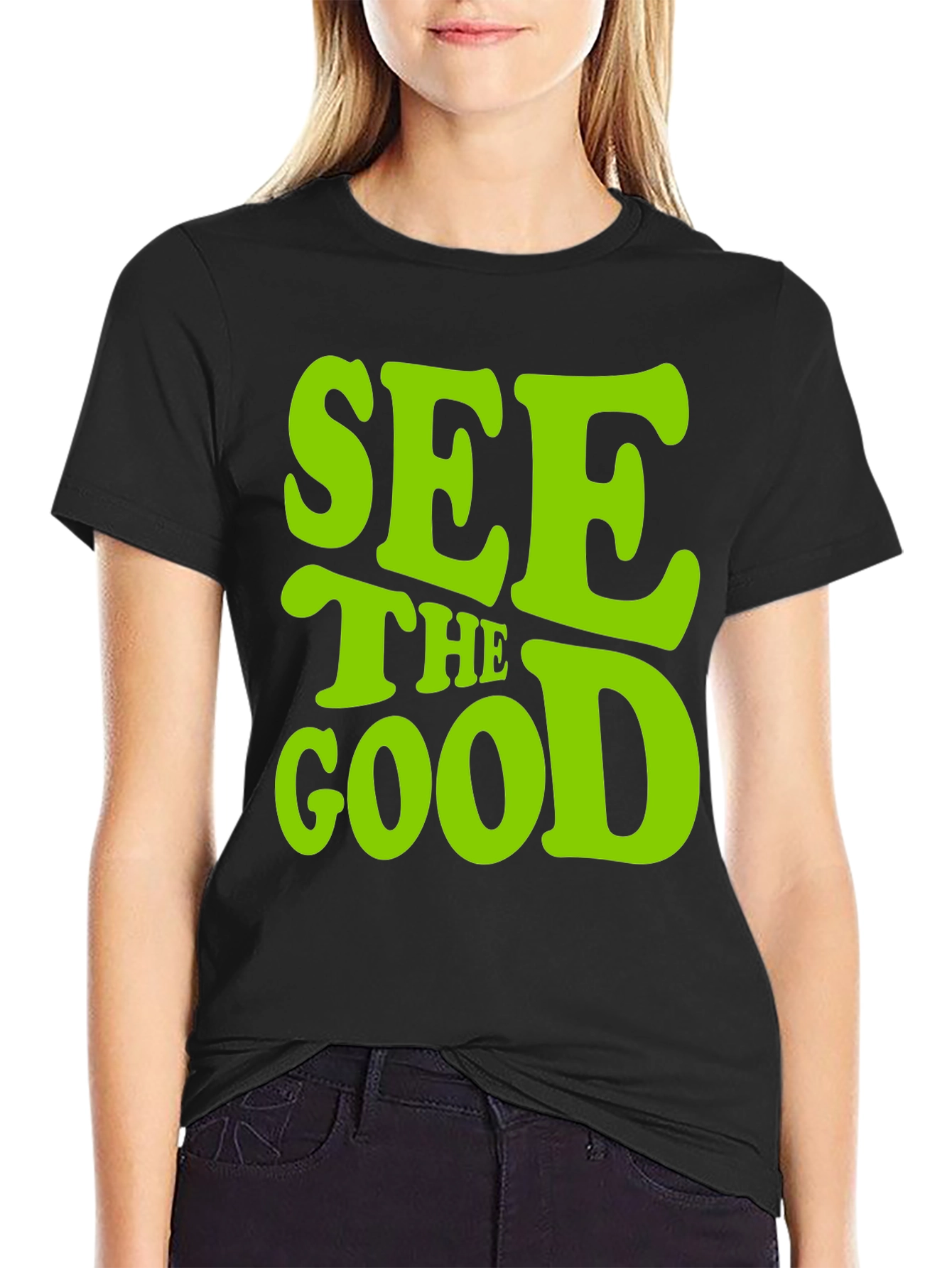 See The Good Graphic Tee - Black