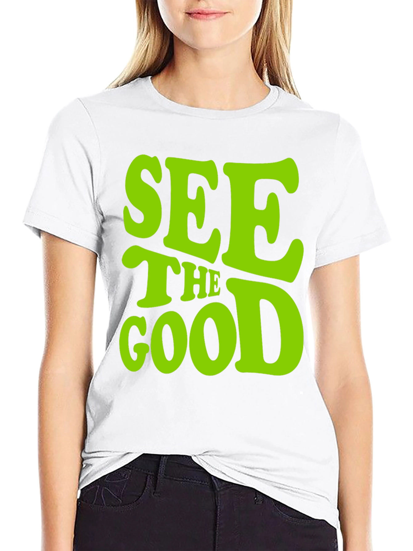 See The Good Graphic Tee - Black