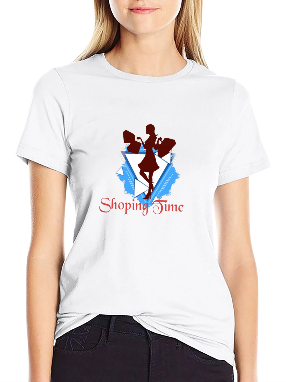 Stylish Shopping Time Graphic Tee