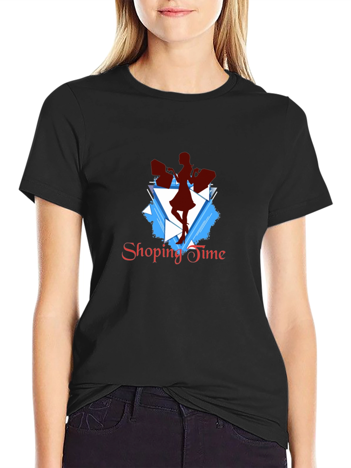 Stylish Shopping Time Graphic Tee
