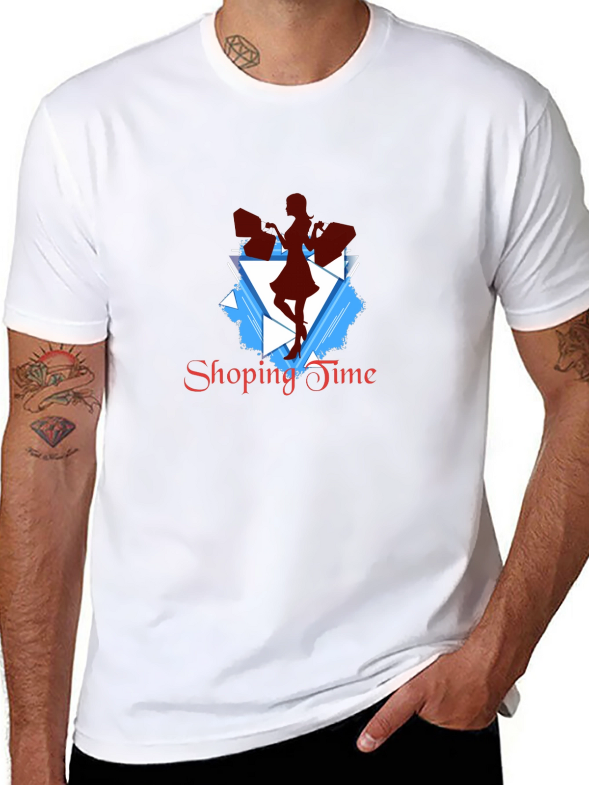 Stylish Shopping Time Graphic Tee