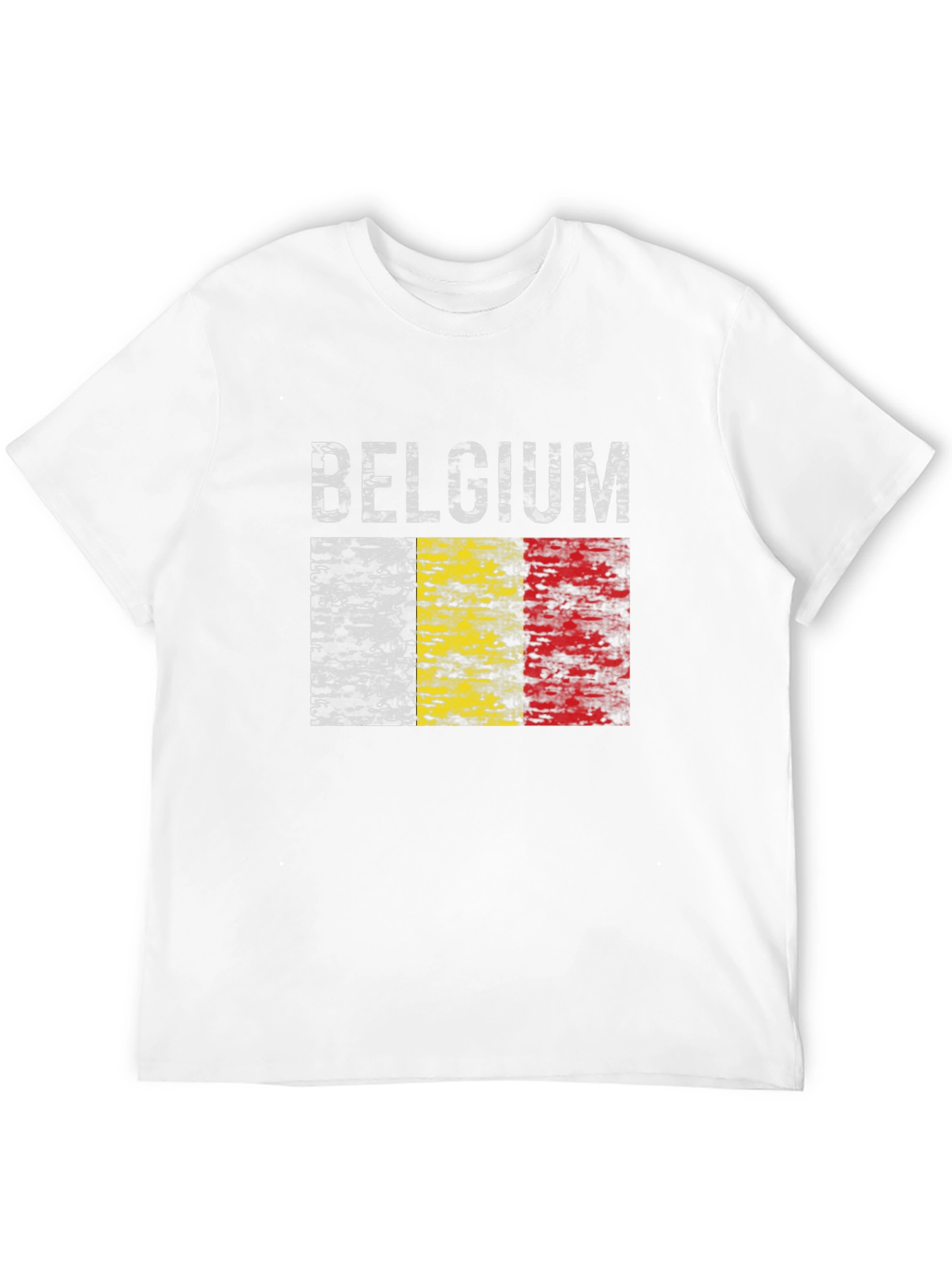 Belgium Flag T-Shirt - Black