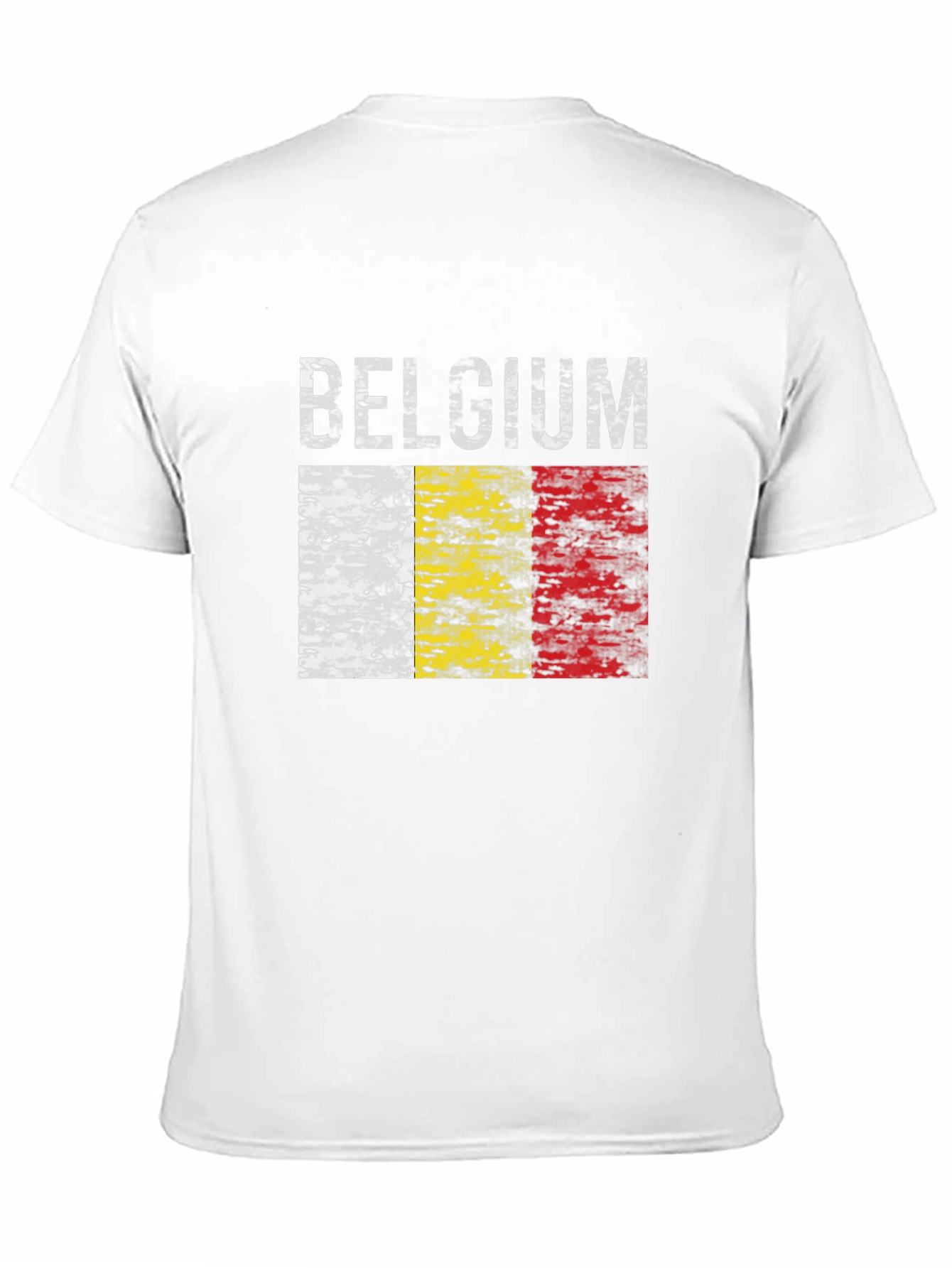 Belgium Flag T-Shirt - Black