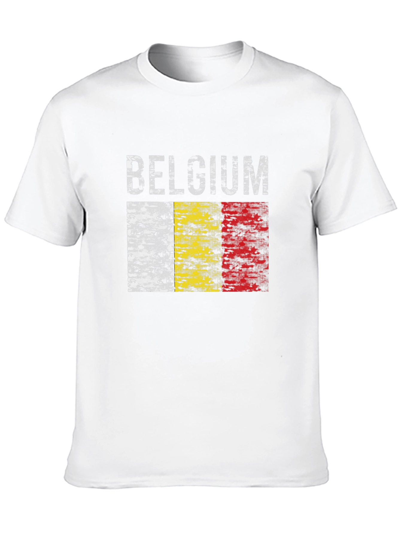 Belgium Flag T-Shirt - Black