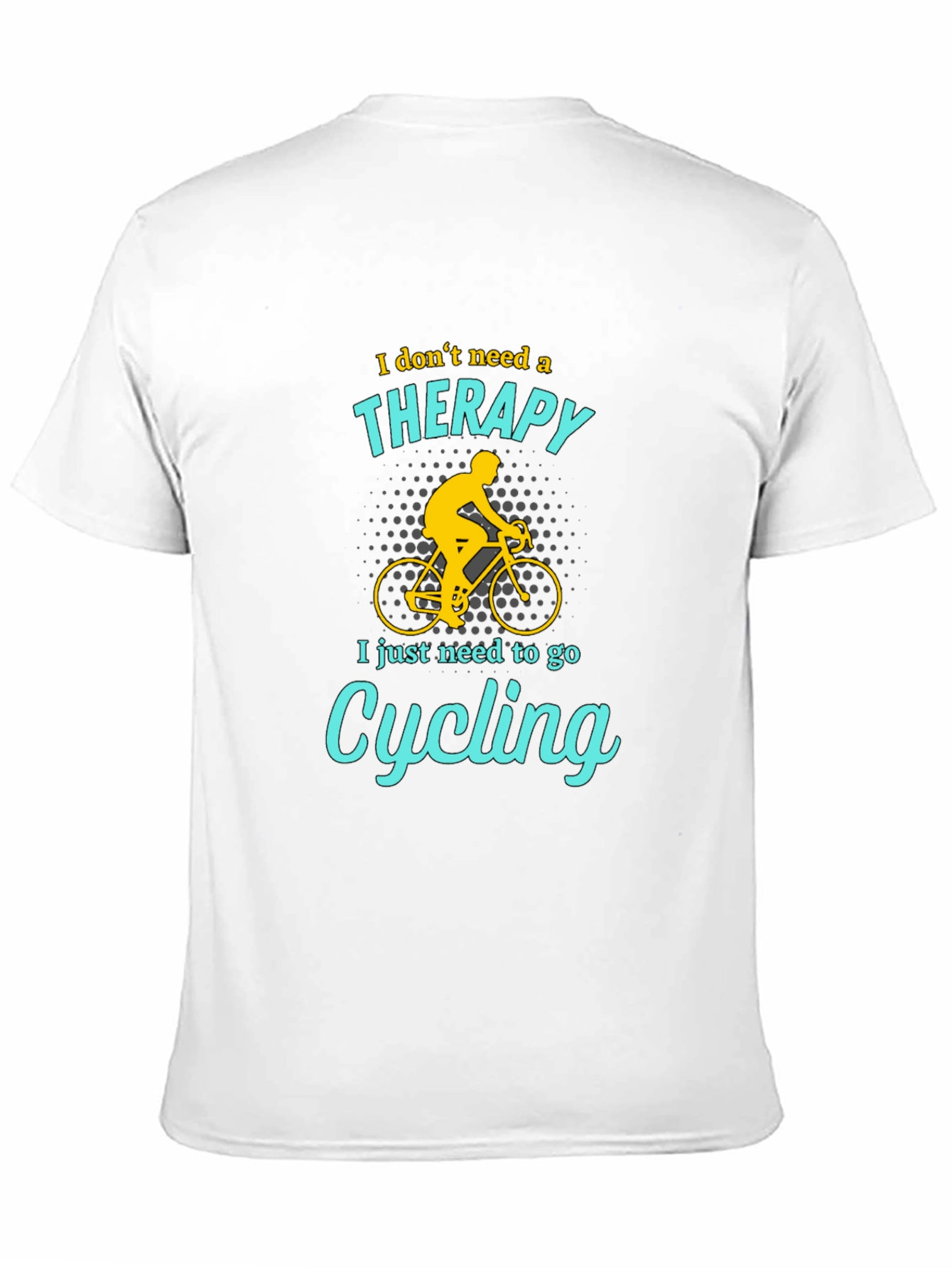 Cycling Therapy T-Shirt - Funny Biker Tee