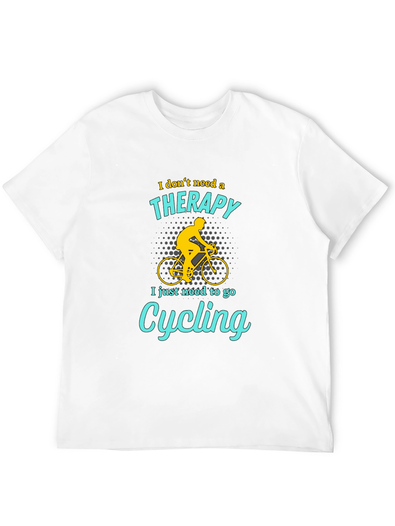Cycling Therapy T-Shirt - Funny Biker Tee