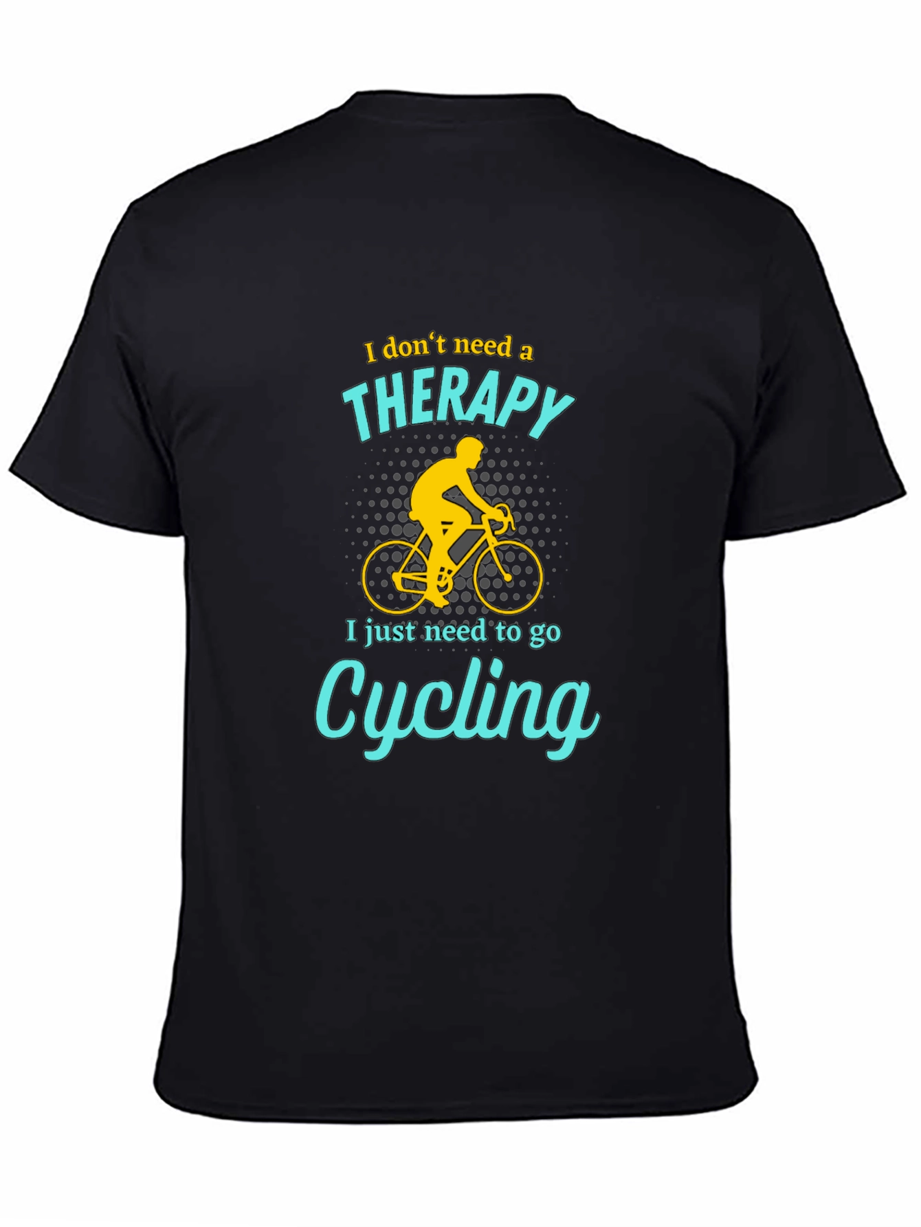 Cycling Therapy T-Shirt - Funny Biker Tee