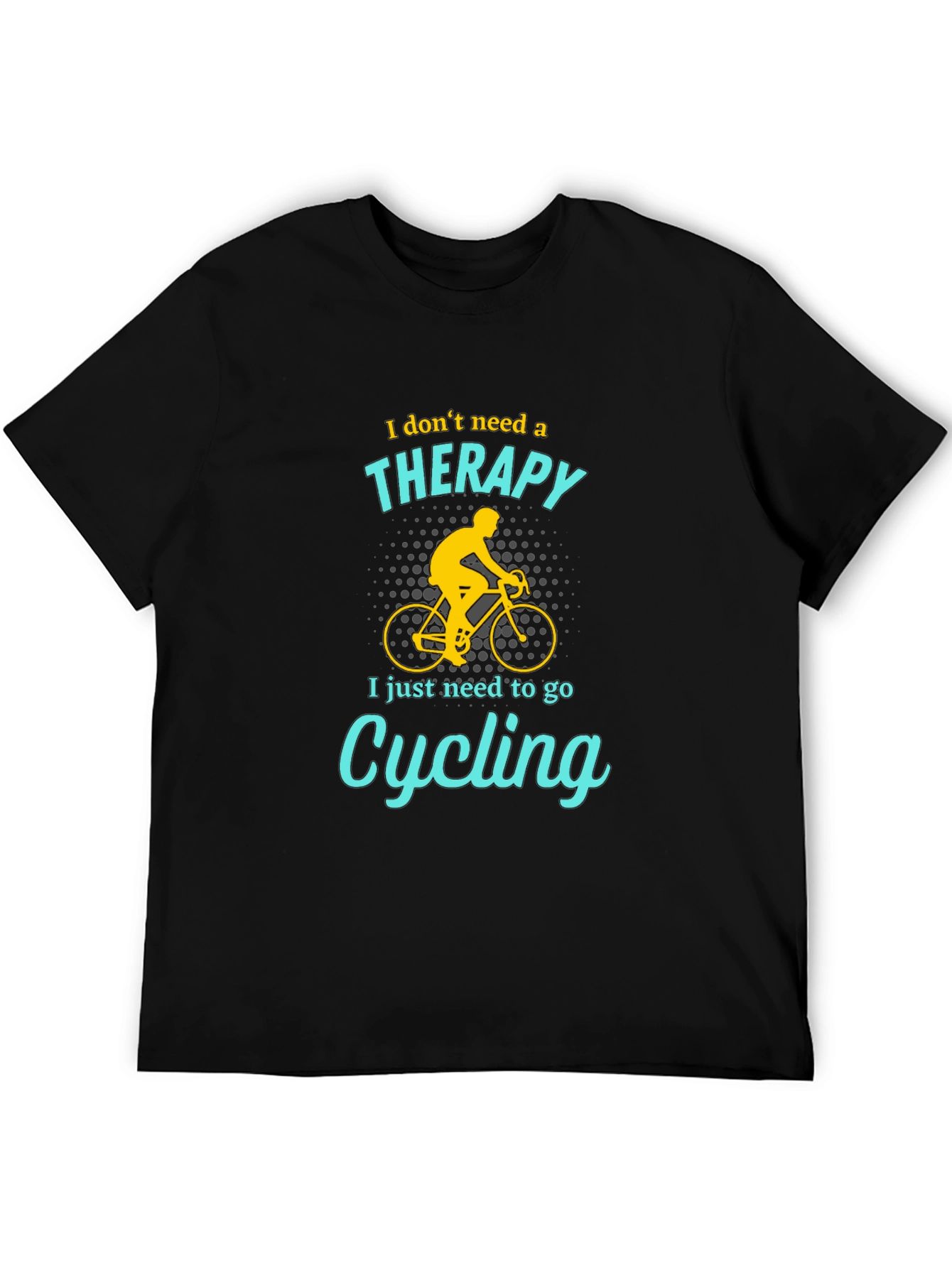 Cycling Therapy T-Shirt - Funny Biker Tee
