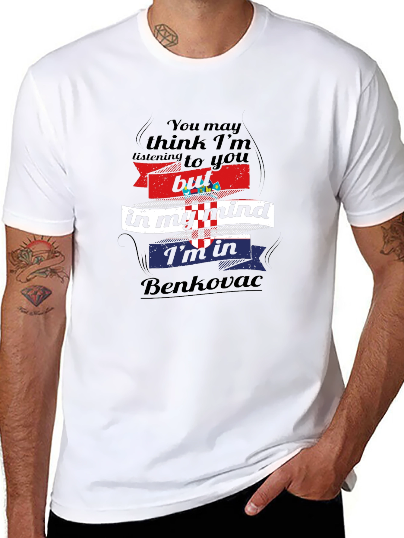 Benkovac Mind T-Shirt - Croatia Pride