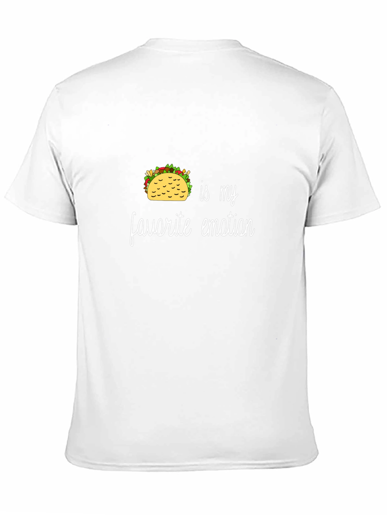 Taco is My Favorite Emotion Black T-Shirt