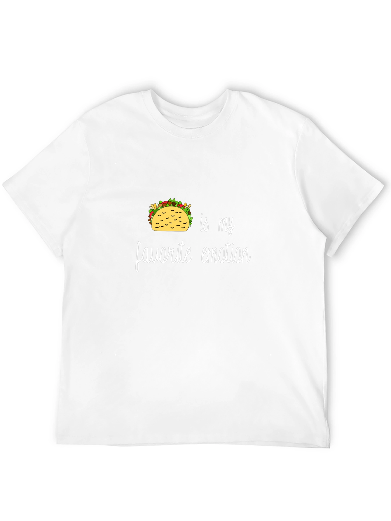 Taco is My Favorite Emotion Black T-Shirt