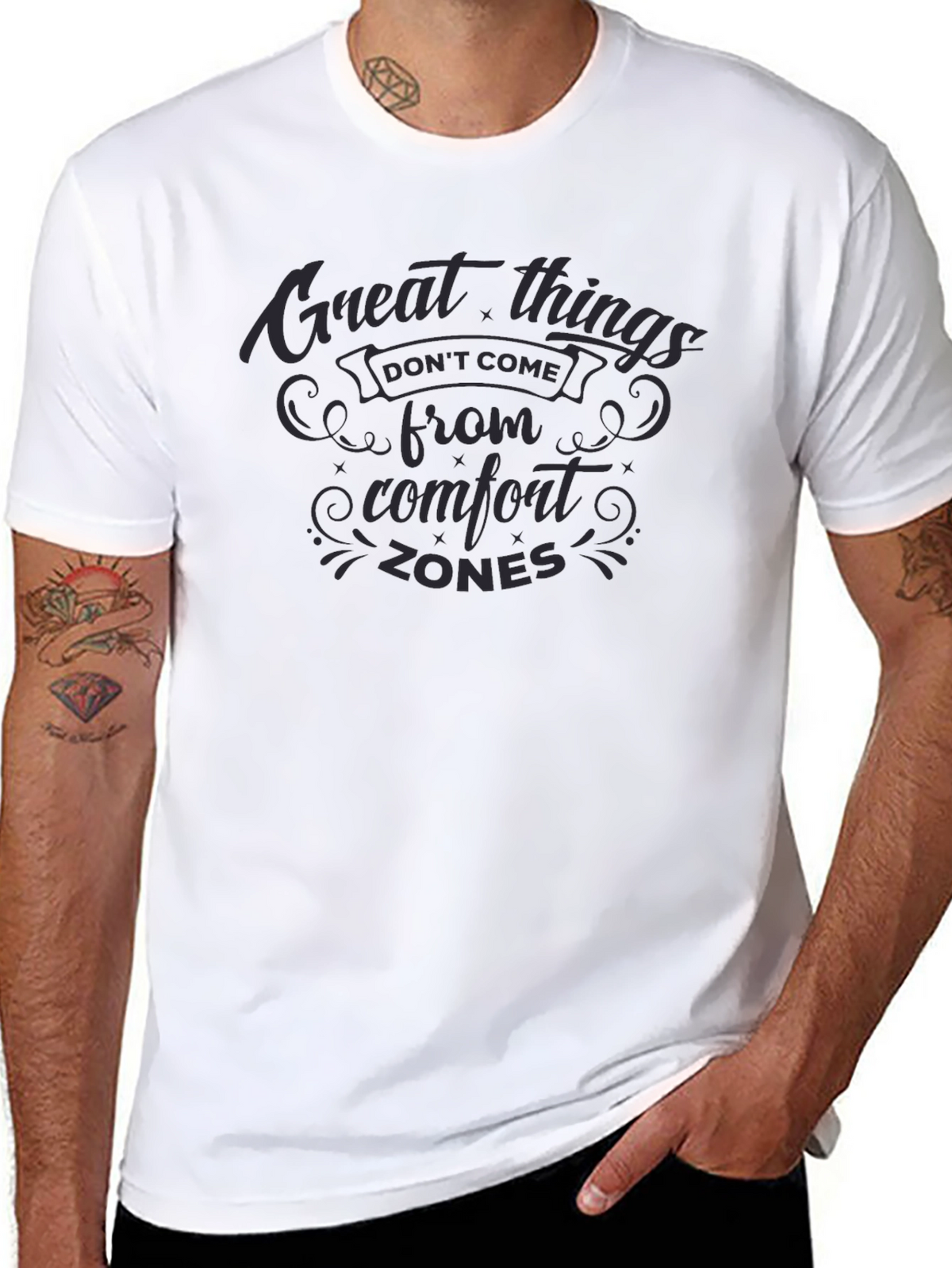 Motivational Comfort Zones T-Shirt