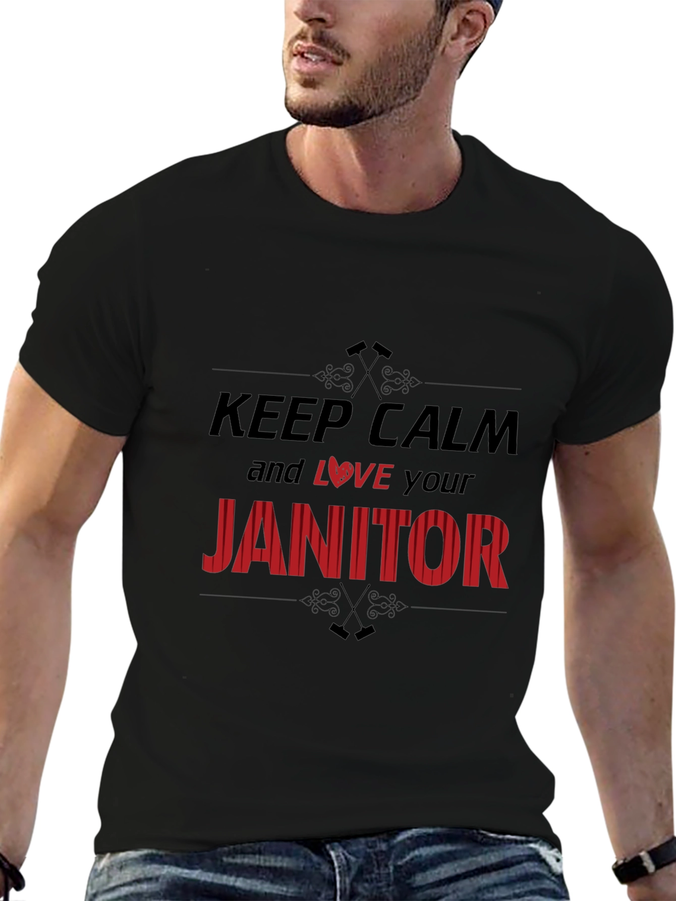Keep Calm and Love Your Janitor T-Shirt