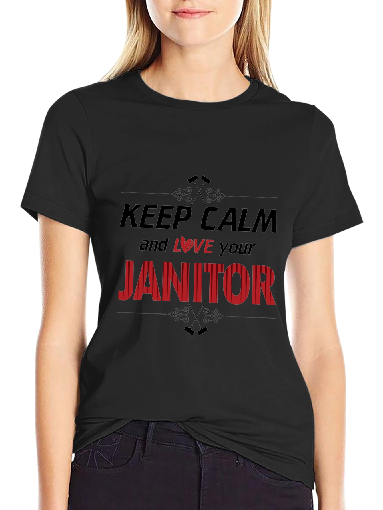 Keep Calm and Love Your Janitor T-Shirt