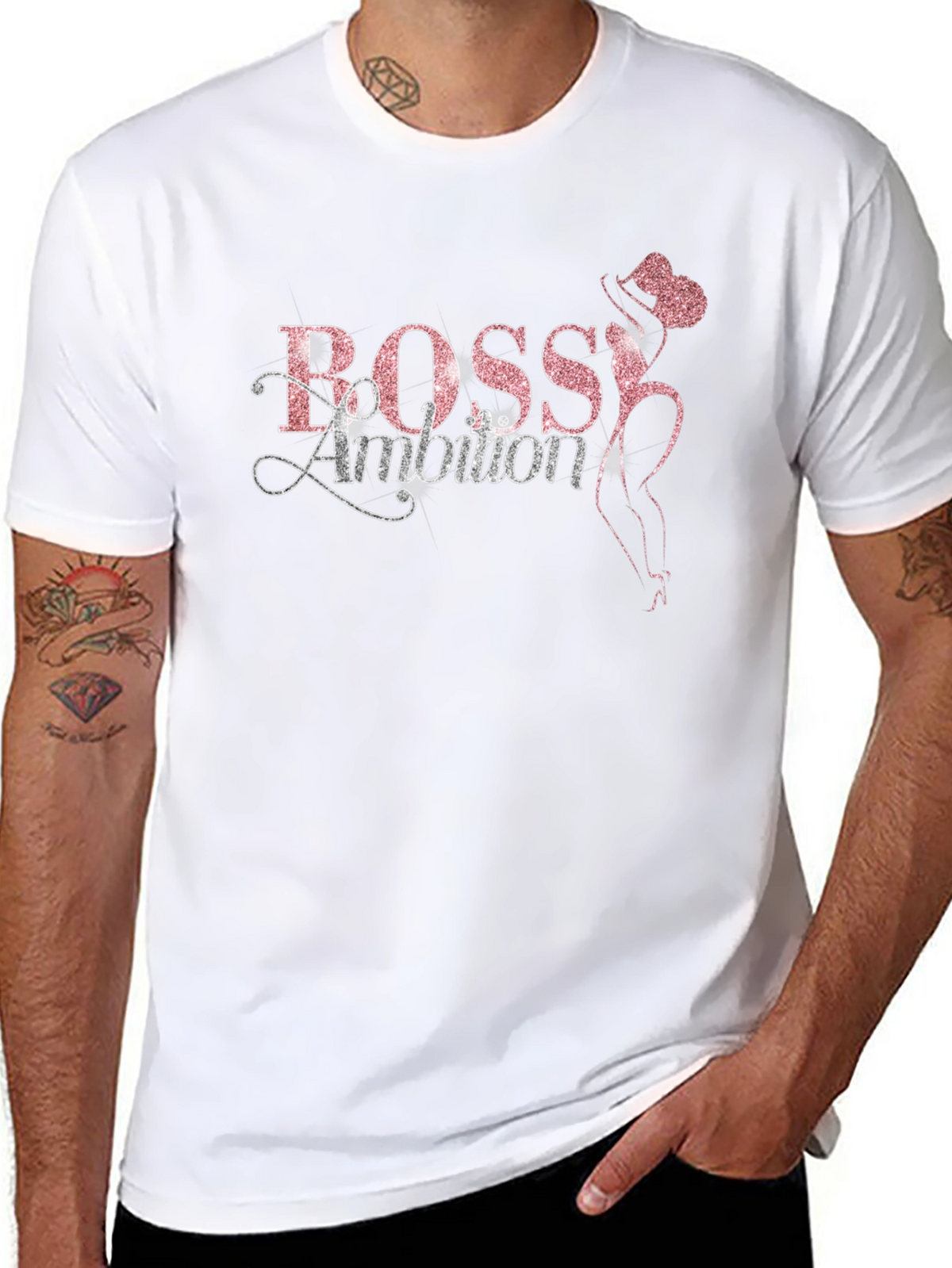 Boss Ambition Graphic Tee - Stylish & Empowering