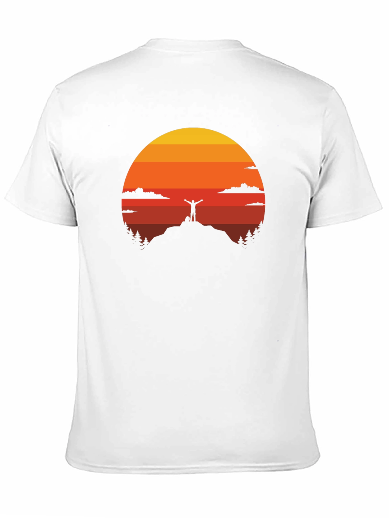 Sunset Silhouette Graphic Tee - Adventure Awaits!