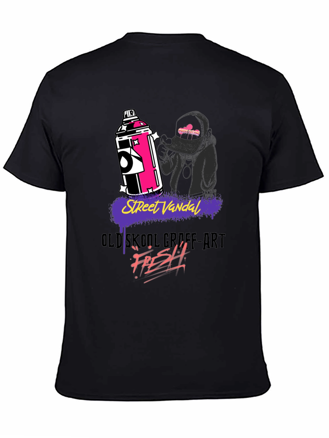 Street Vandal Graffiti Art Graphic T-Shirt
