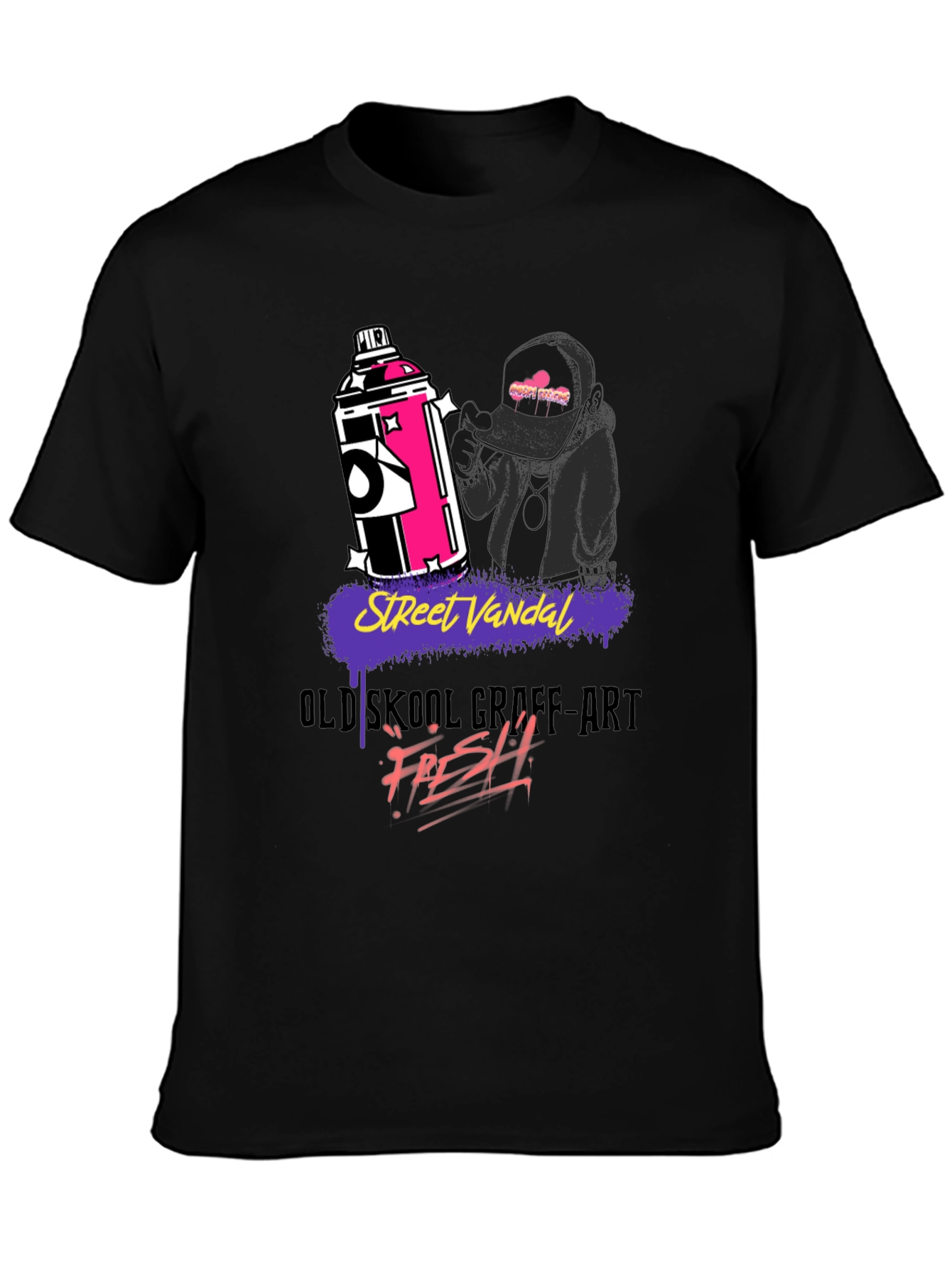 Street Vandal Graffiti Art Graphic T-Shirt