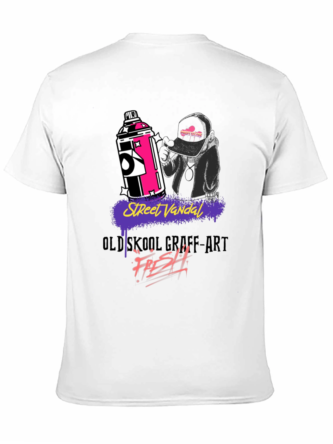 Street Vandal Graffiti Art Graphic T-Shirt