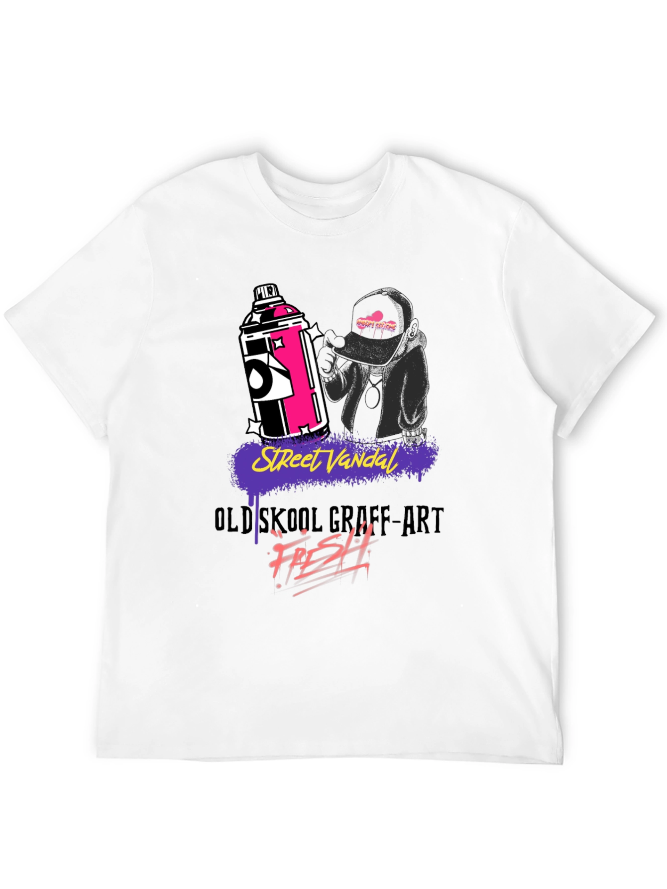 Street Vandal Graffiti Art Graphic T-Shirt