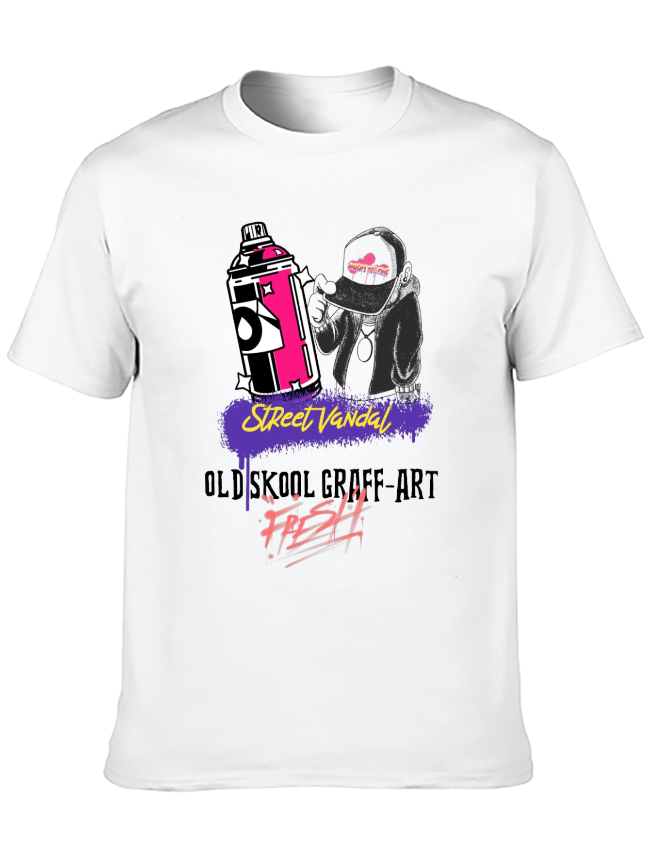 Street Vandal Graffiti Art Graphic T-Shirt