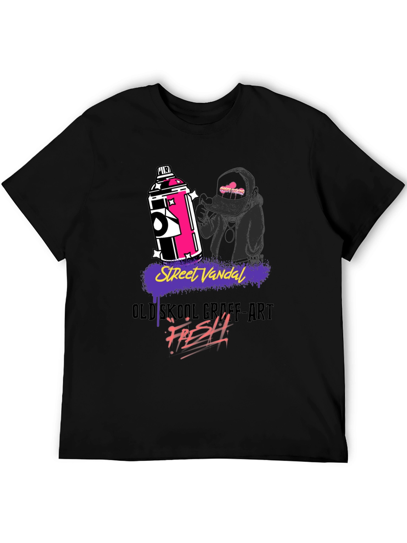Street Vandal Graffiti Art Graphic T-Shirt