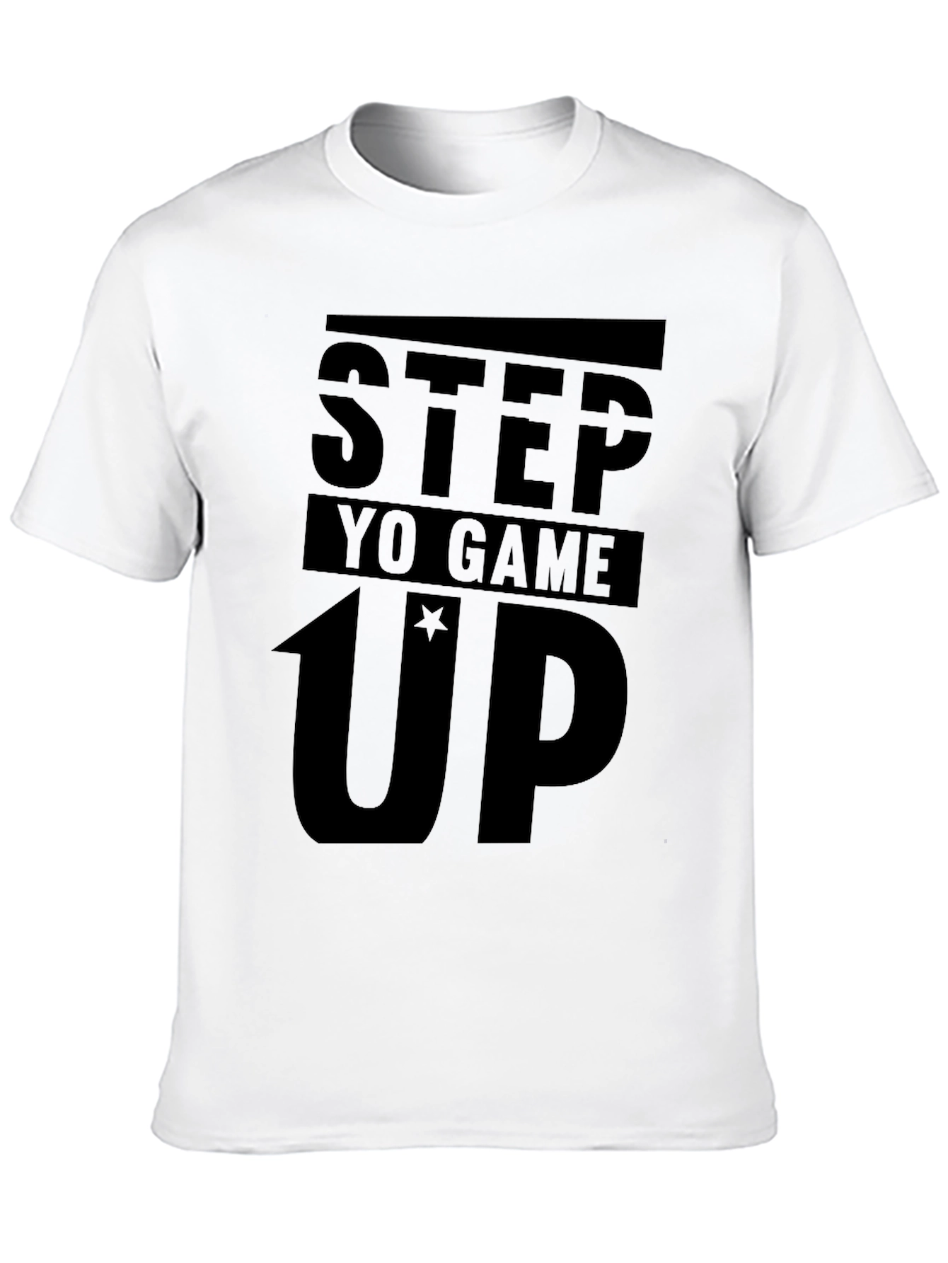 Step Yo Game Up Black T-Shirt
