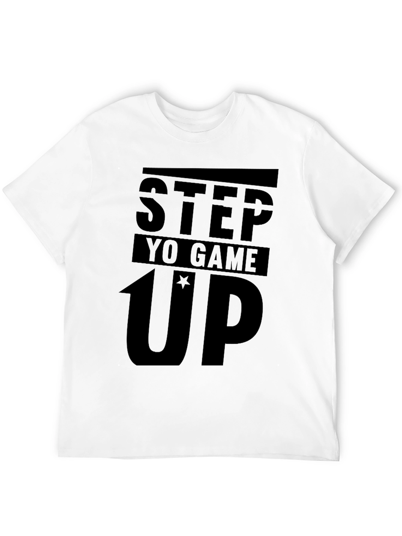 Step Yo Game Up Black T-Shirt