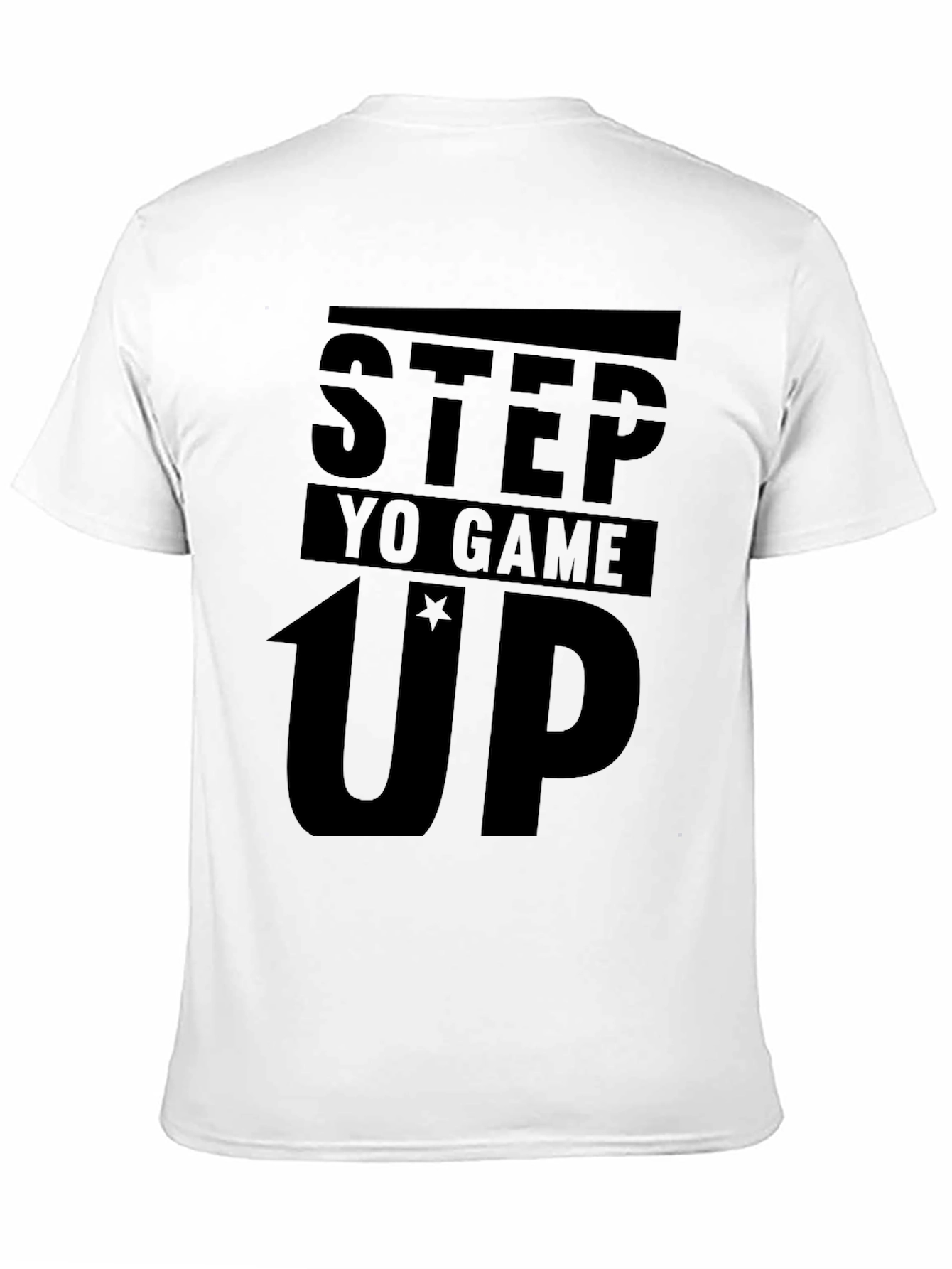 Step Yo Game Up Black T-Shirt