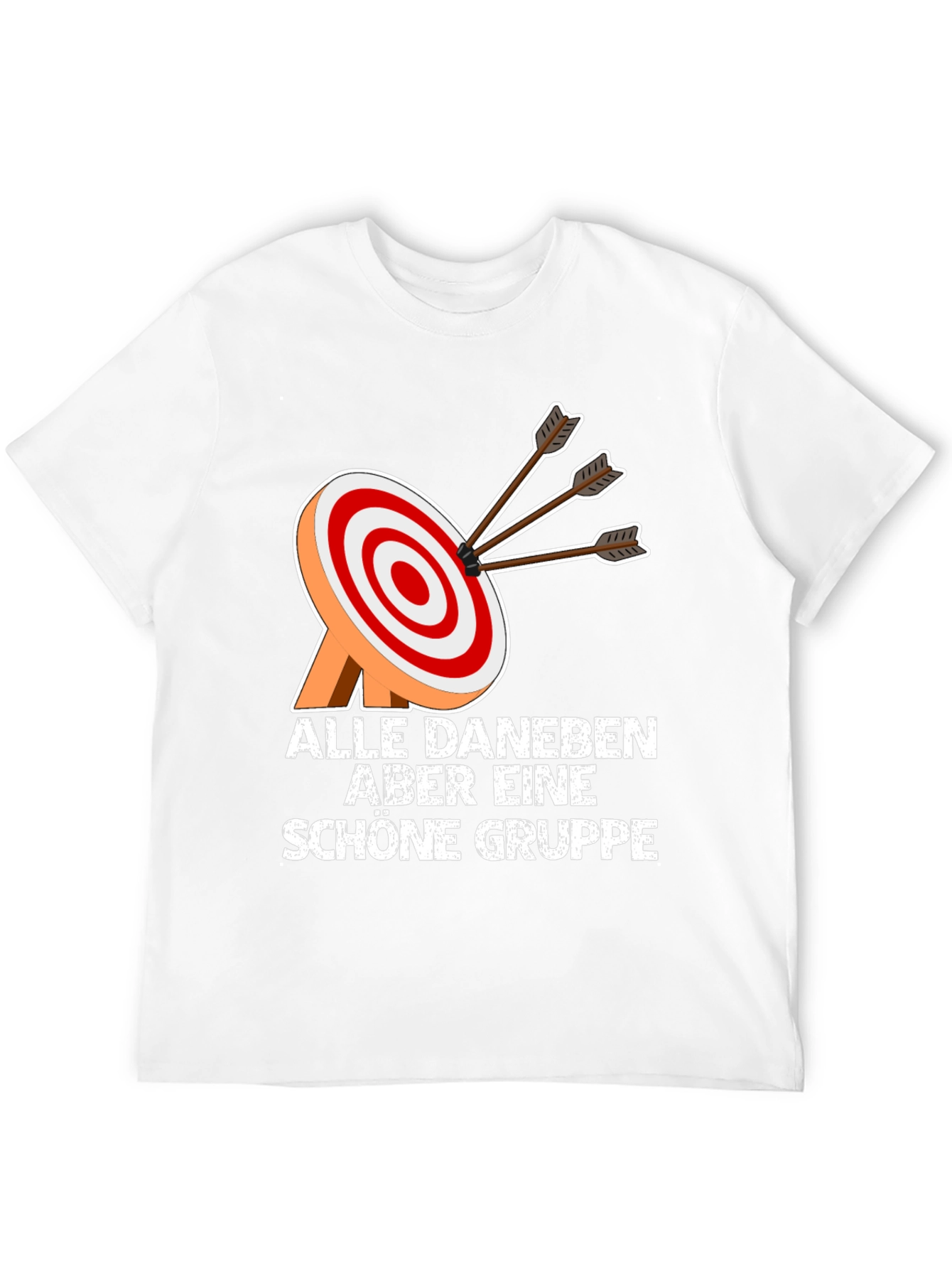 Archery Target Graphic Tee - Funny Archer T-Shirt