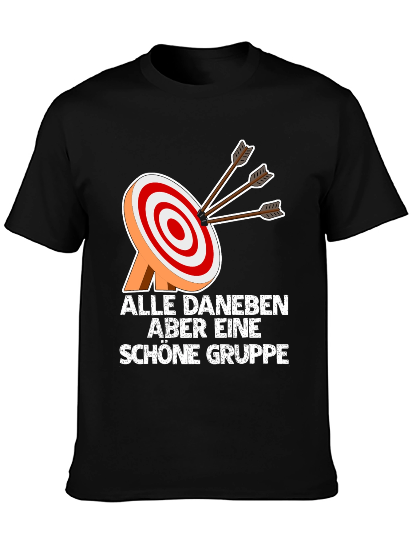 Archery Target Graphic Tee - Funny Archer T-Shirt