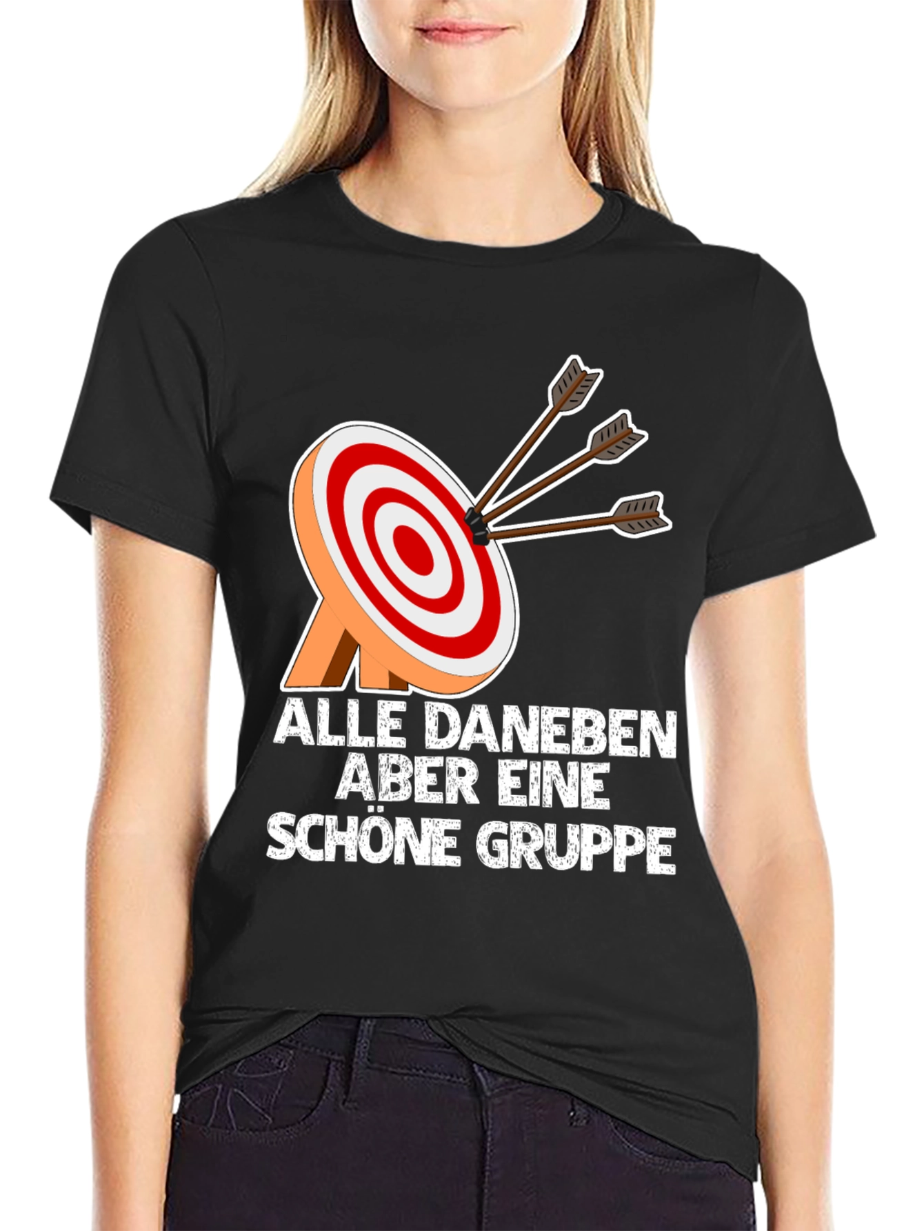 Archery Target Graphic Tee - Funny Archer T-Shirt