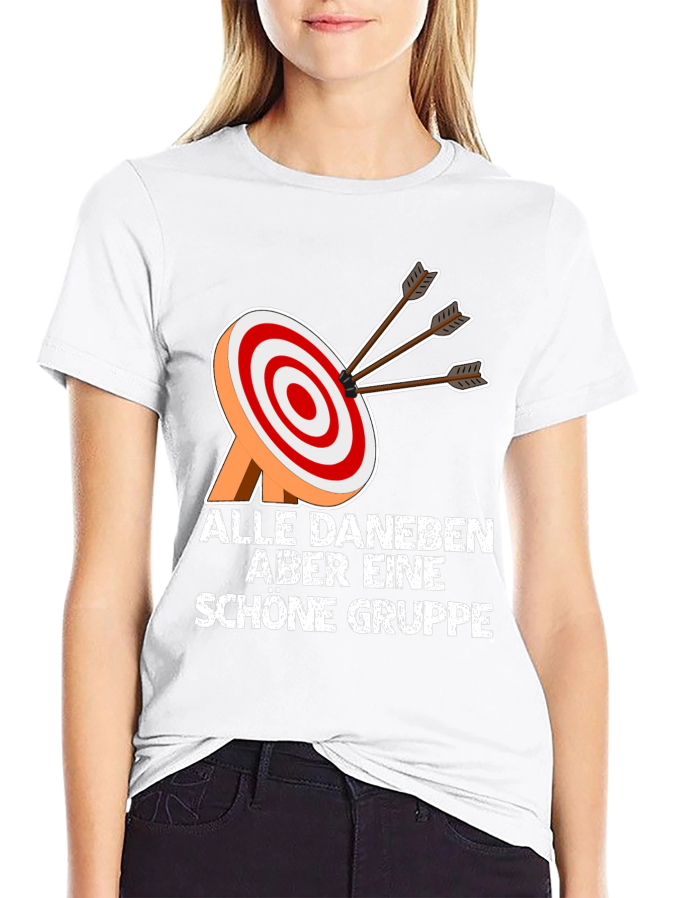 Archery Target Graphic Tee - Funny Archer T-Shirt
