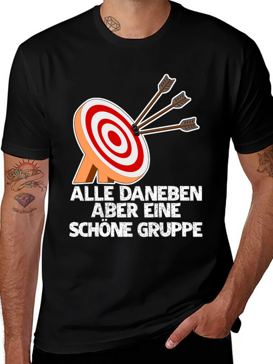 Archery Target Graphic Tee - Funny Archer T-Shirt