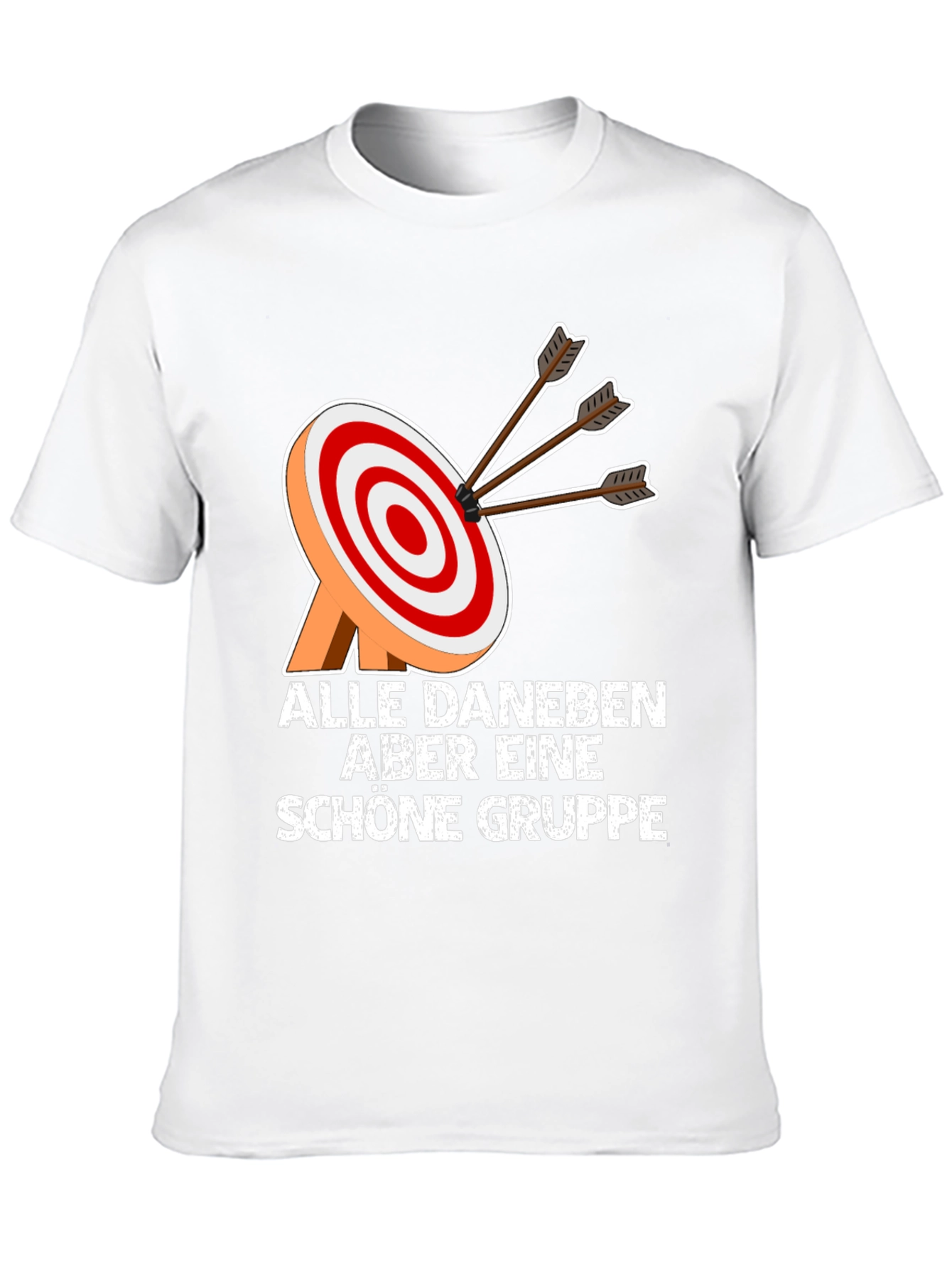 Archery Target Graphic Tee - Funny Archer T-Shirt