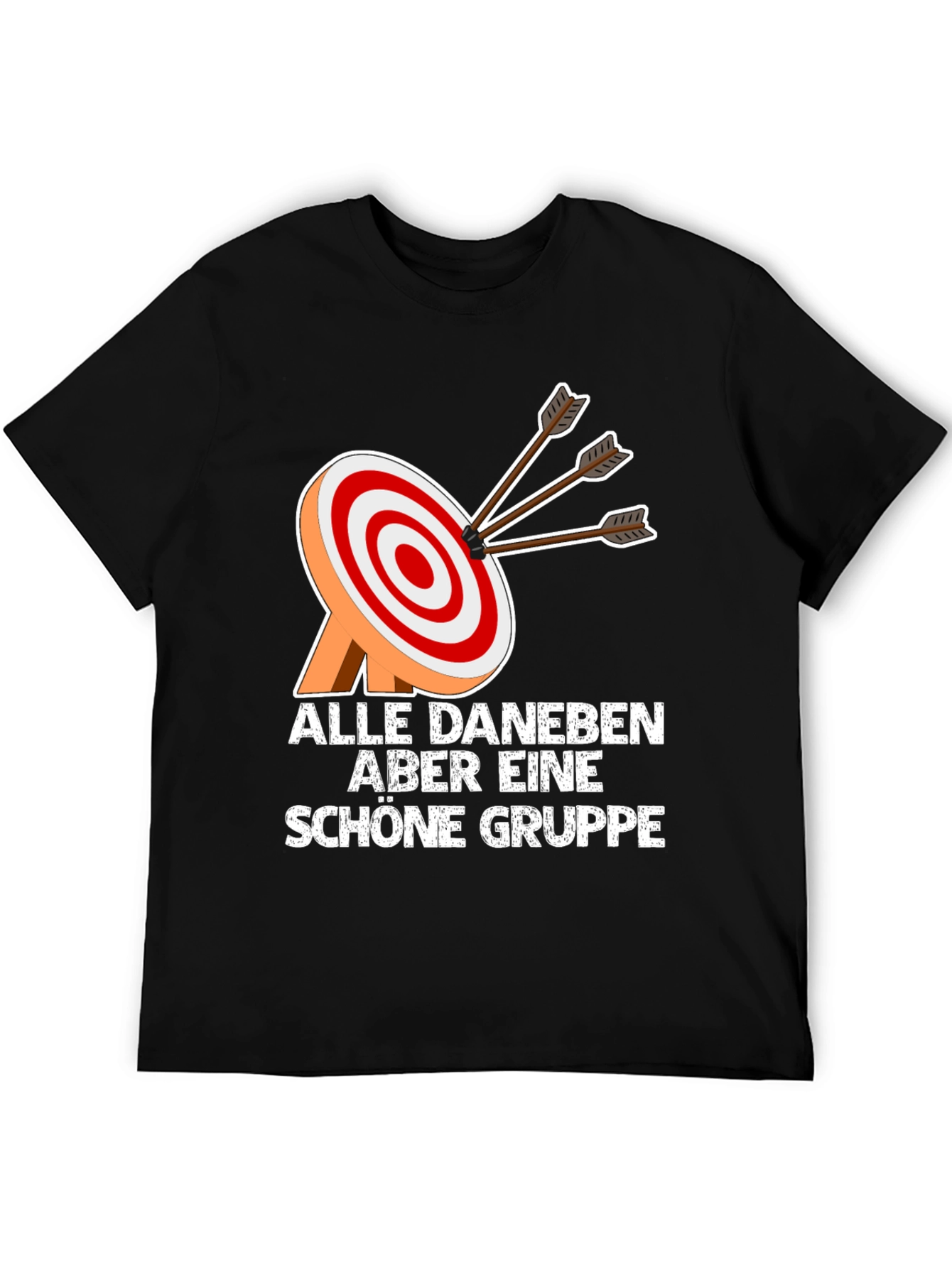 Archery Target Graphic Tee - Funny Archer T-Shirt