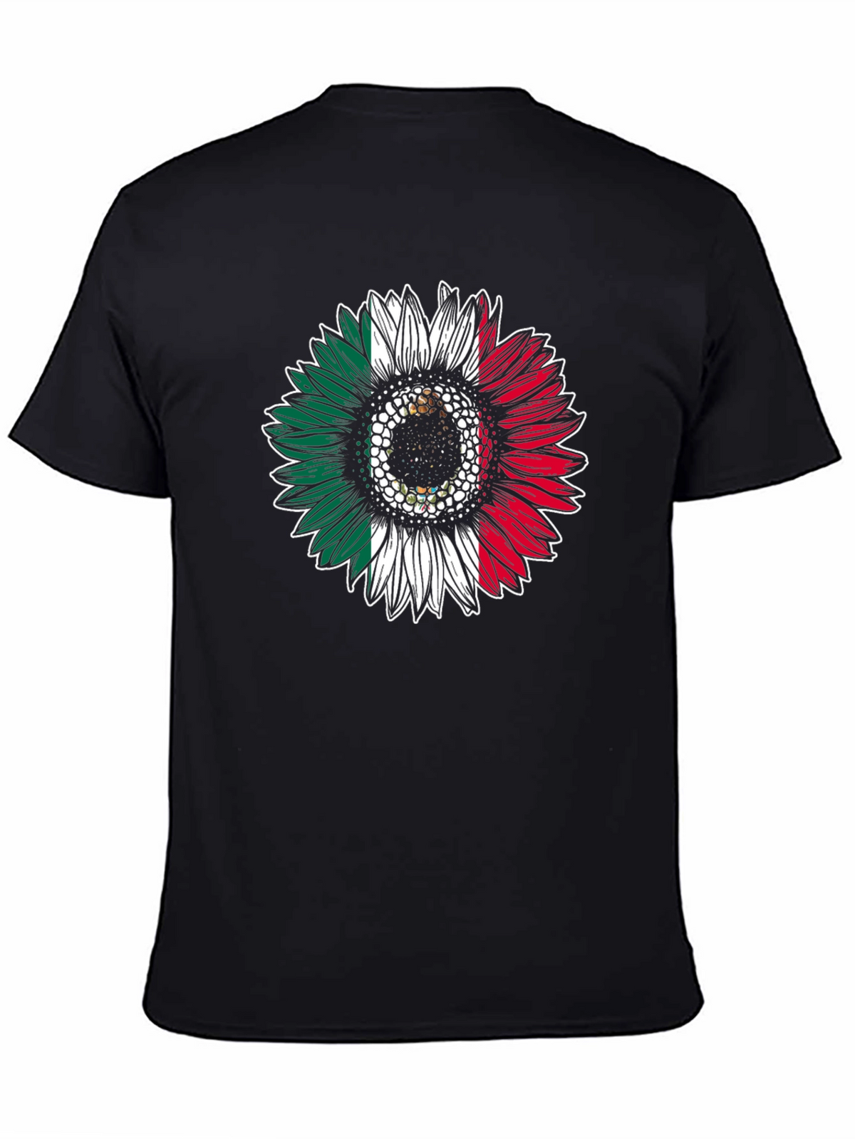 Mexican Flag Sunflower T-Shirt