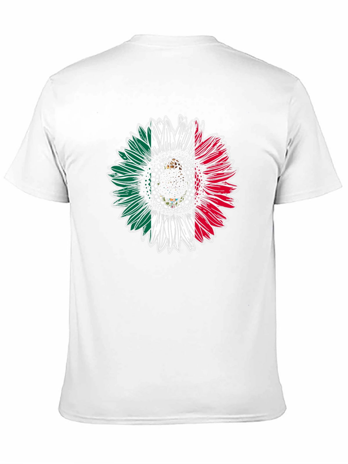 Mexican Flag Sunflower T-Shirt