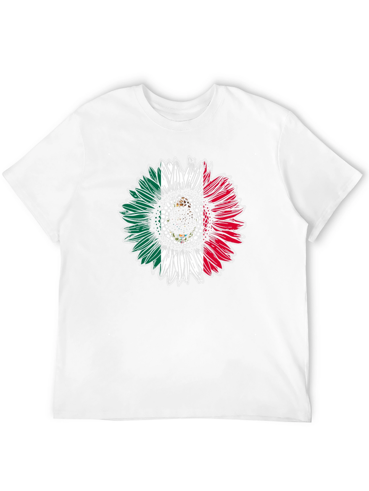 Mexican Flag Sunflower T-Shirt