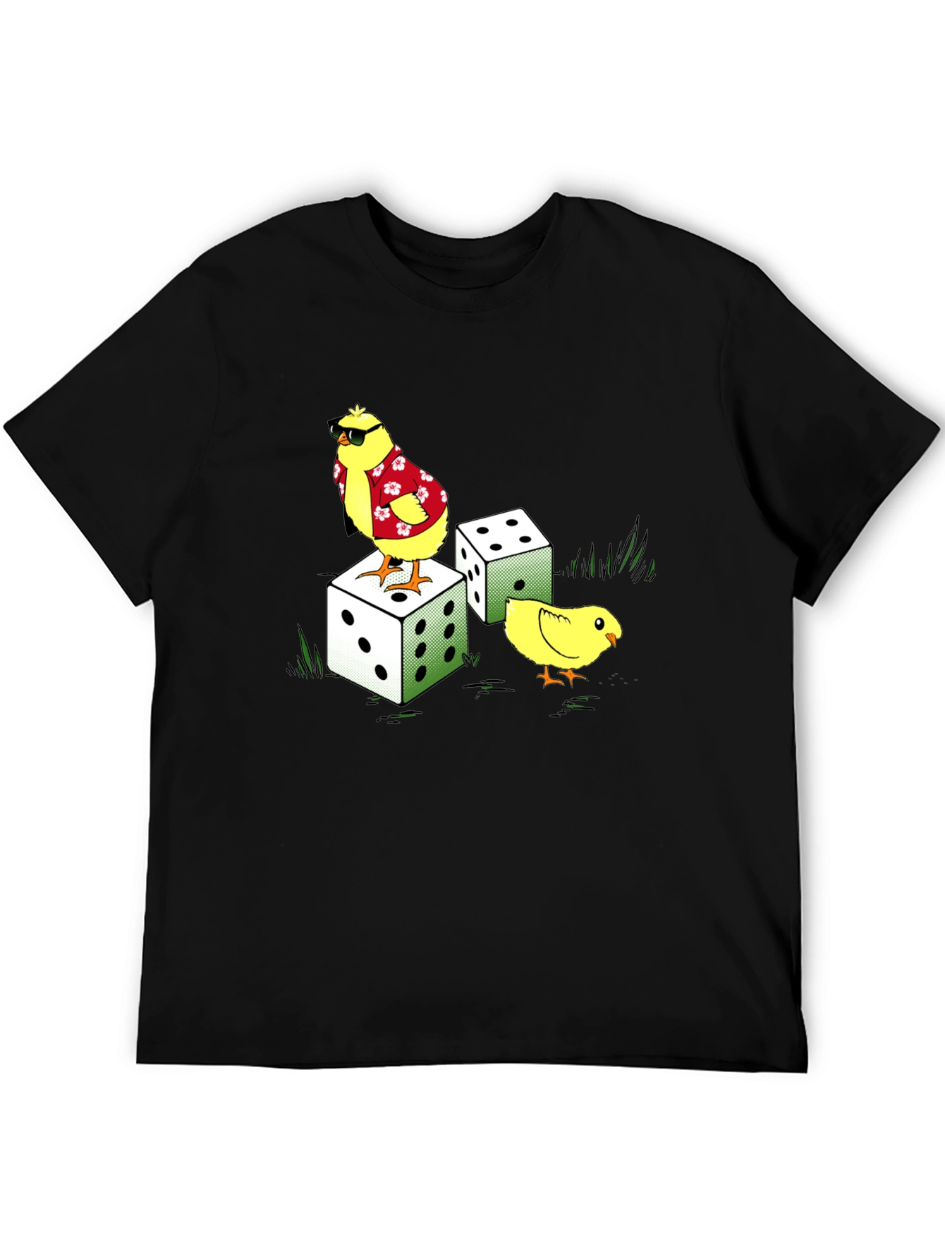 Cool Chickens Dice Graphic Tee