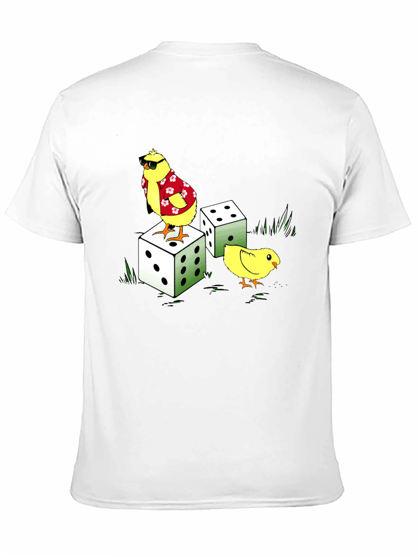 Cool Chickens Dice Graphic Tee