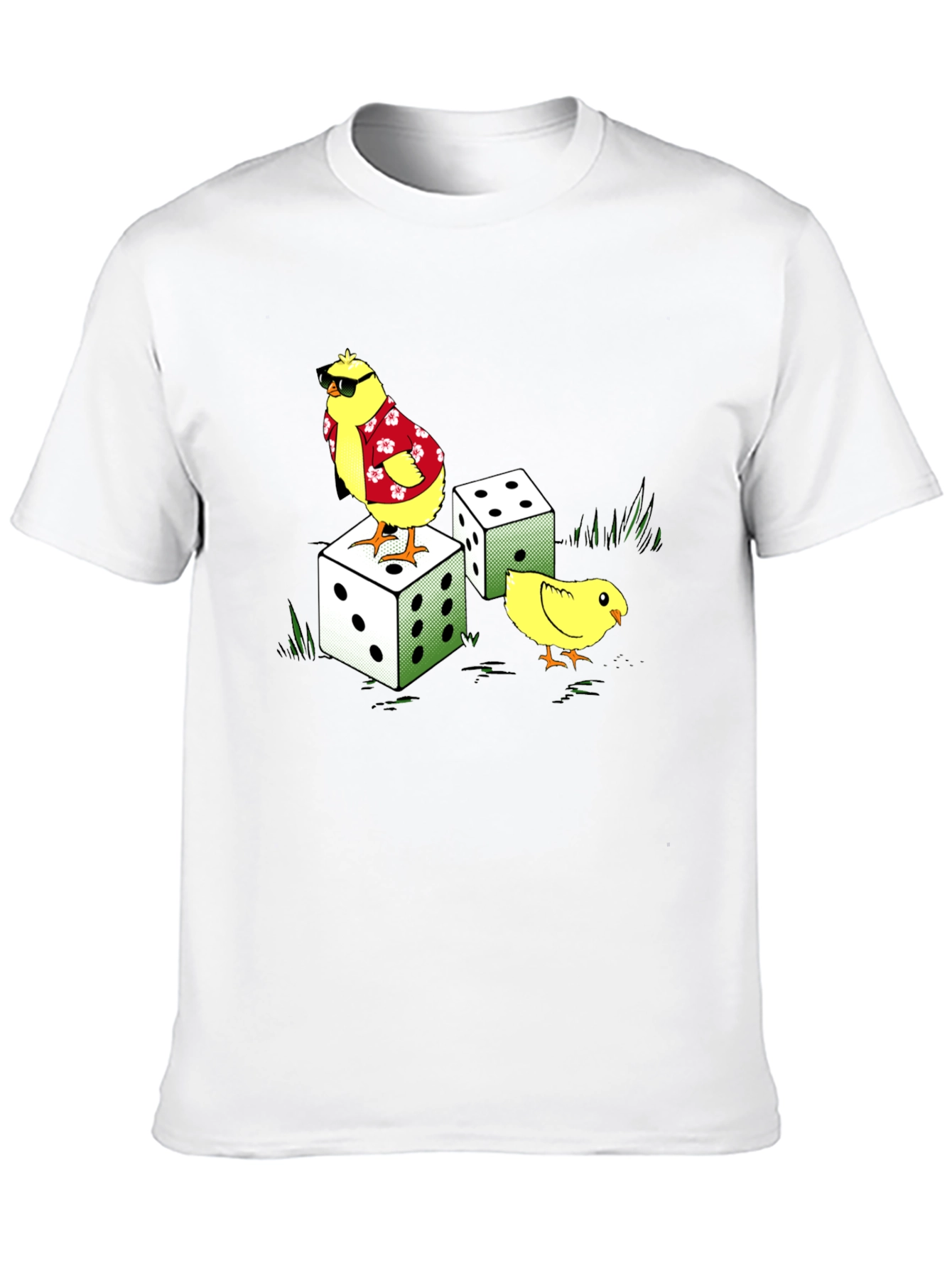 Cool Chickens Dice Graphic Tee