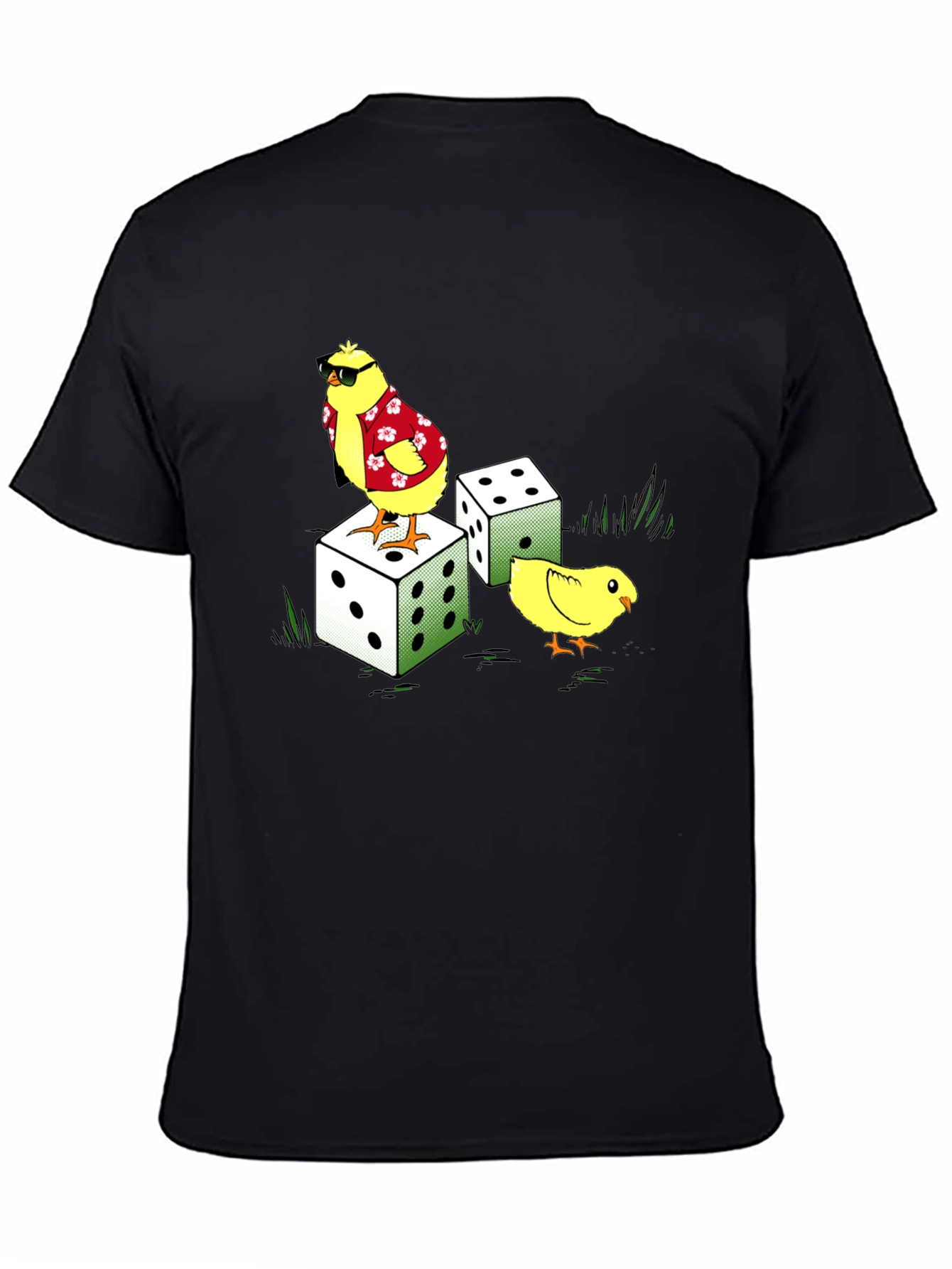 Cool Chickens Dice Graphic Tee