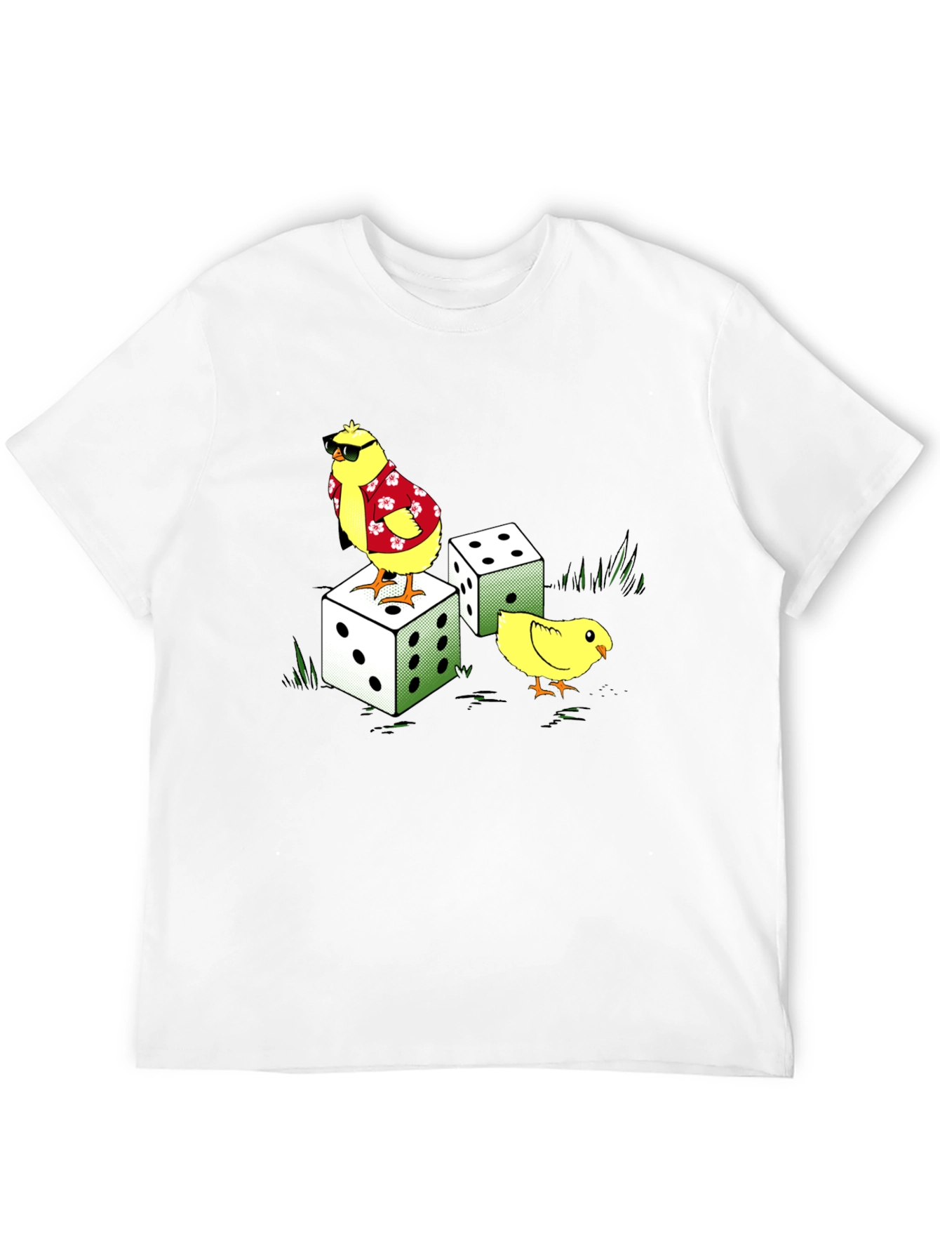 Cool Chickens Dice Graphic Tee