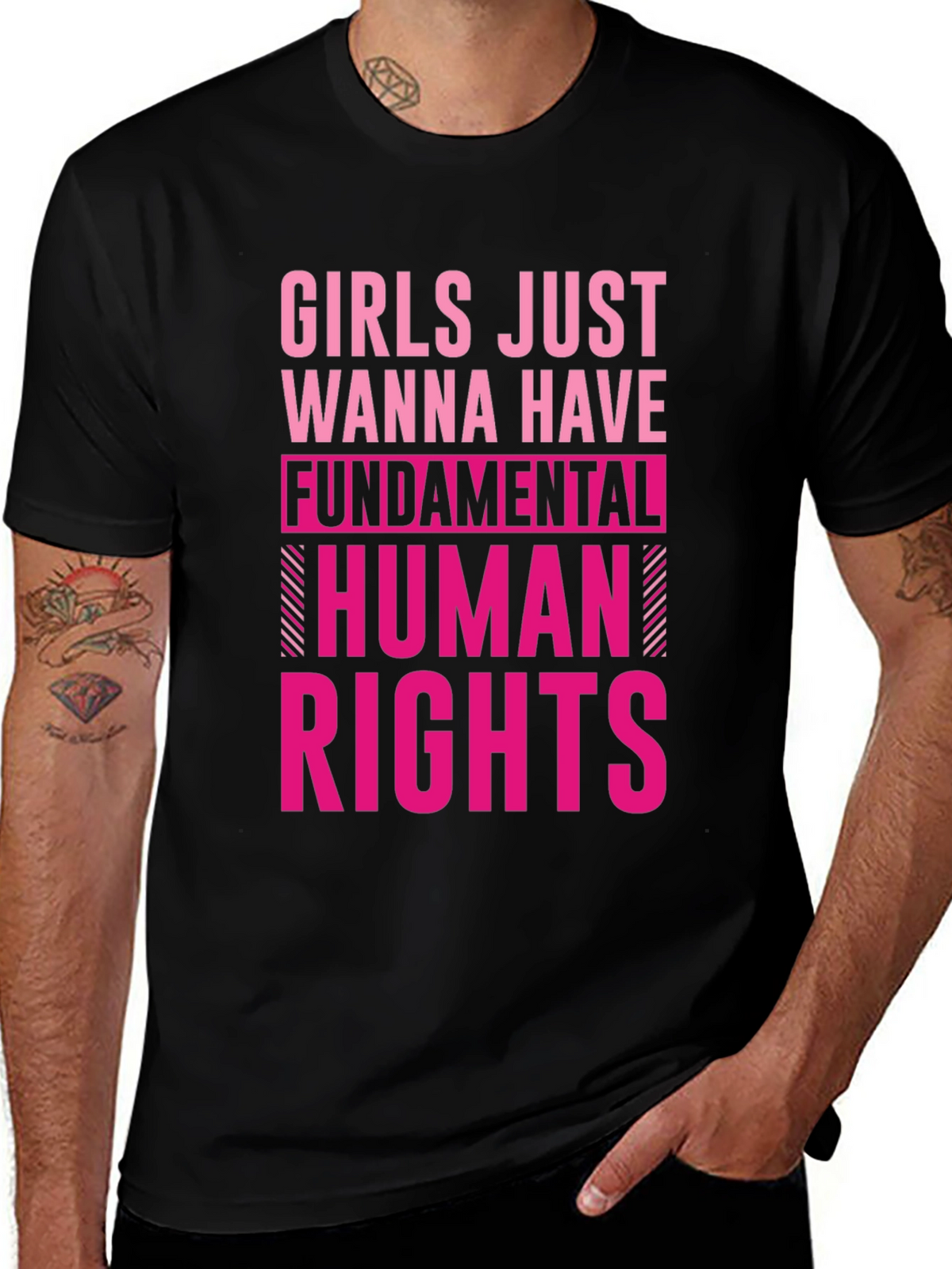 Girls Just Wanna Have Fundamental Human Rights T-Shirt