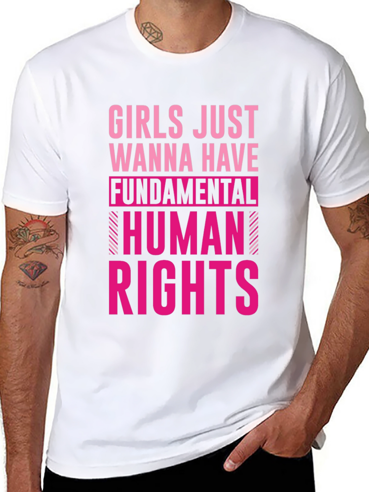 Girls Just Wanna Have Fundamental Human Rights T-Shirt