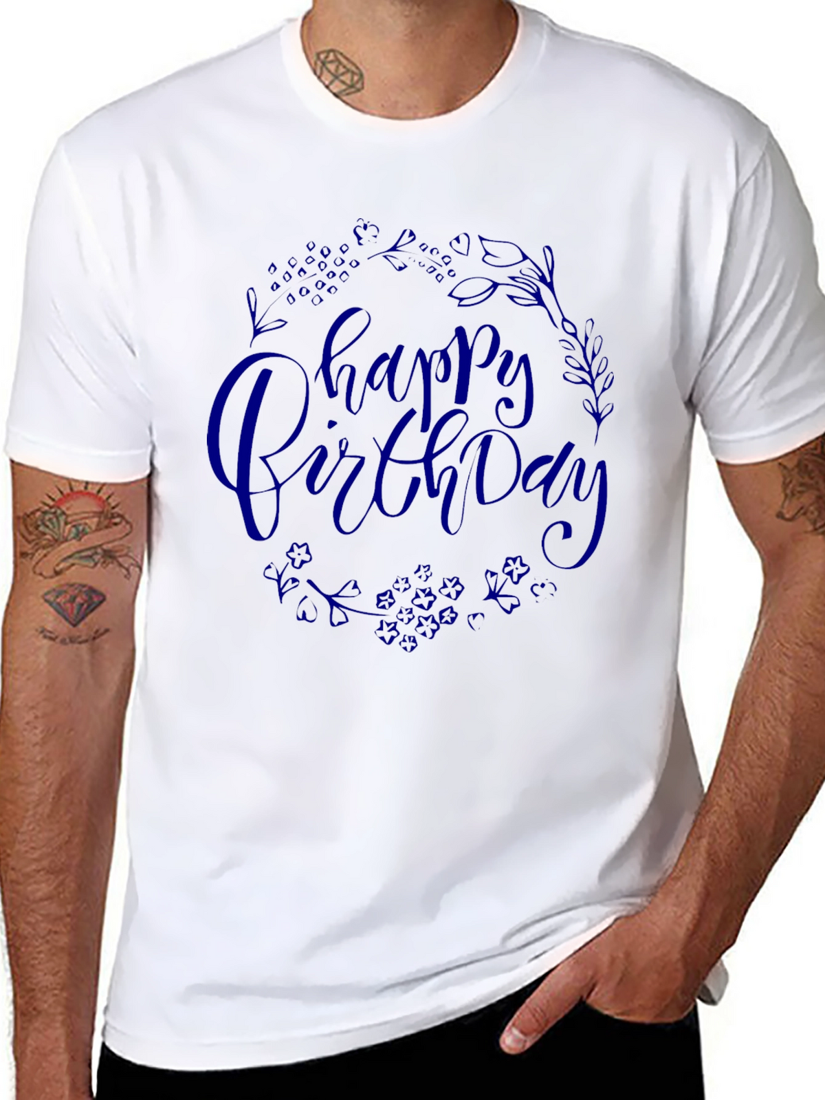 Happy Birthday Black T-Shirt
